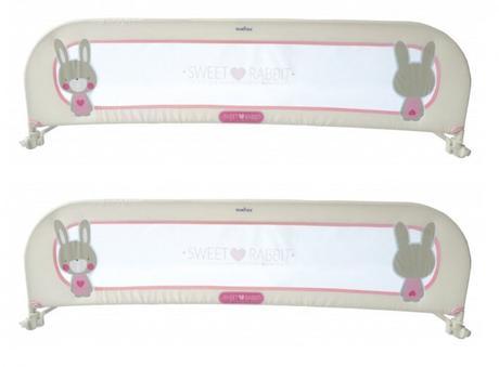 Barrera de cama Sweet Rabbit de Olmitos barreras de seguridad para las camas de los niños