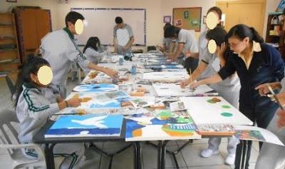 Taller de pintura al óleo ( El grito por Edvard Munch )