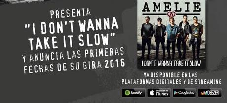 AMELIE presenta 'I DON'T WANNA TAKE IT SLOW', avance del álbum TAKE THE WORLD (reedición)