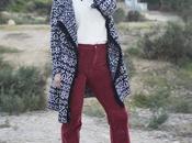 Cardigan Étnico Pantalon Flare-Ethnic Flare Pants