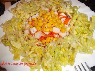 Ensalada de apio y zanahoria