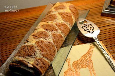 Brazo Gitano Jirafa relleno de Ganaché de Chocolate