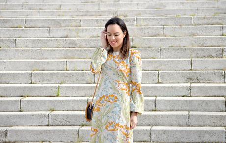 Outfit | Floral midi dress