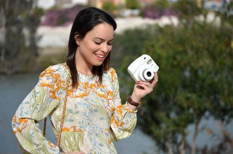 Outfit | Floral midi dress