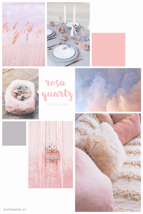 rosa quartz y azul serenity