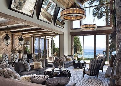 Estilo Rustico en el Lago Tahoe