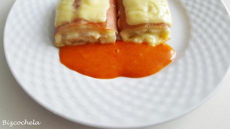 ROLLITOS DE YORK Y VERDURA