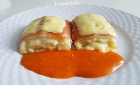 ROLLITOS DE YORK Y VERDURA