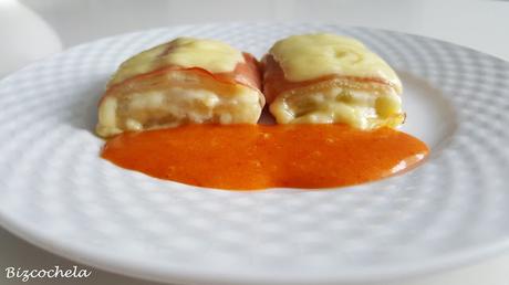 ROLLITOS DE YORK Y VERDURA