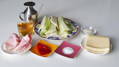 ROLLITOS DE YORK Y VERDURA