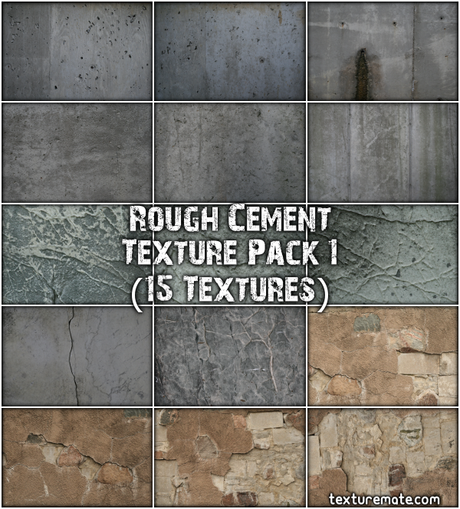 Free Texture Pack for Commercial Use - Rough Cement 1