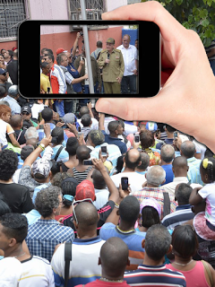 Raúl Castro en selfies cubanos mientras los carroñeros mediáticos hacen de las suyas