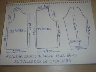 COMO HACER UNA CAMISETA BASICA CON APLICACION