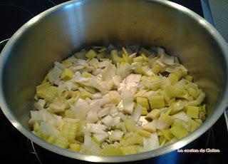 Crema de apio con crujiente de queso