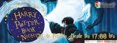 Este 26 de febrero, #HarryPotter se tomará la #BibliotecaDeSantiago con #HarryPotterBookNight