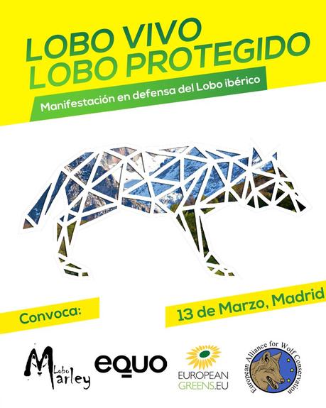 manifestacion lobos madrid