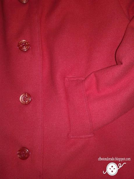 Abrigo frambuesa Abrigo frambuesa