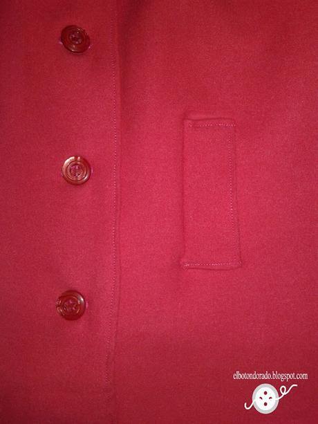 Abrigo frambuesa Abrigo frambuesa