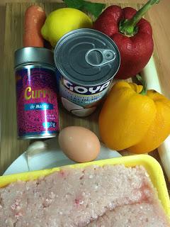 Albóndigas Thai De Pollo Con Leche De Coco