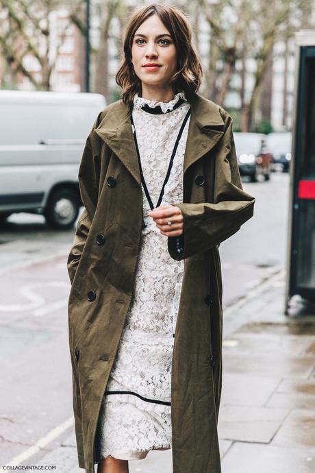 LFW-London_Fashion_Week_Fall_16-Street_Style-Collage_Vintage-Alexa_Chung-Trench_Coat-Cowboy_Boots-Erdem-Lace_Dress-9