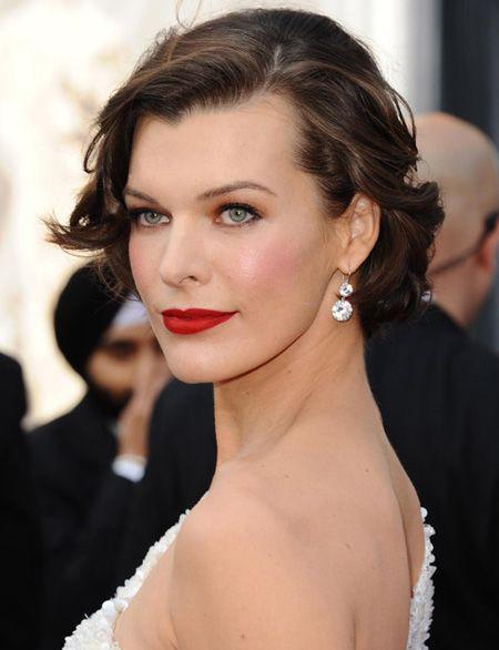 Mandatory Credit: Photo by Startraks Photo / Rex Features (1638906as) Milla Jovovich 84th Annual Academy Awards, Arrivals, Los Angeles, America - 26 Feb 2012