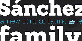 Tipografía: Sánchez