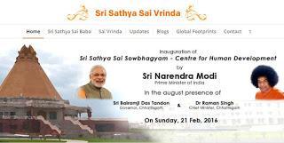 EL PRIMER MINISTRO DE LA INDIA, SRI NARENDRA MODI, VISITA EL “SRI SATHYA SAI SOWBHAGYAM”