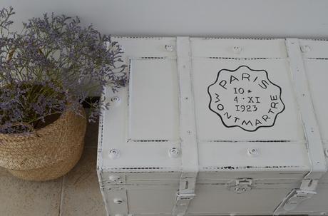 Transformando un baúl con blanco