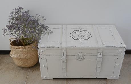 Transformando un baúl con blanco