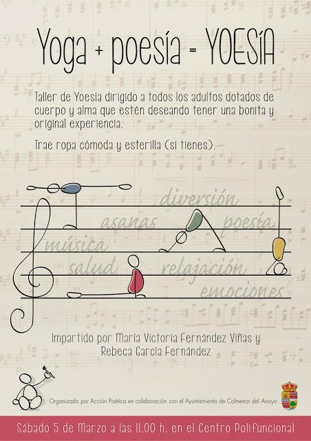 Llega la Yoesía a Colmenar del Arroyo