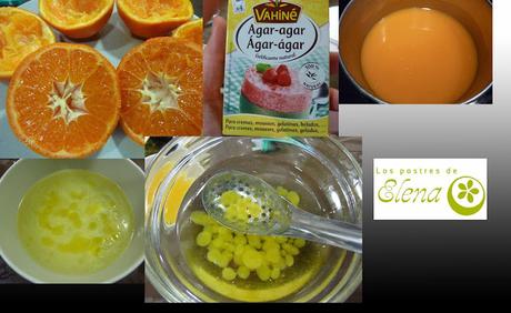 Esferas de mandarina