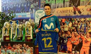 Movistar Inter FS hace oficial la renovación del ala Borja Díaz hasta el 30 de junio de 2018