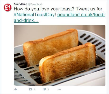 toast poundland