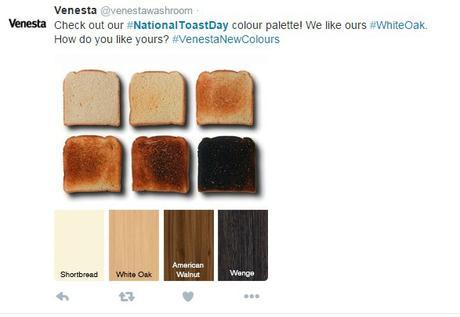 #NationalToastDay, las mejores acciones en Twitter toast venesta