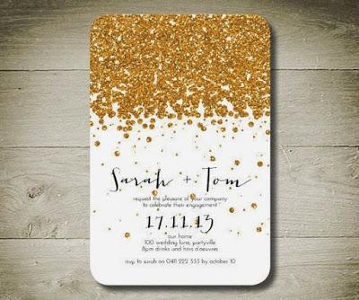 Inspiración glitter para tu boda