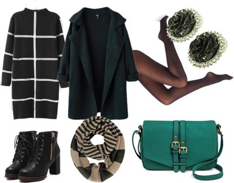 LOOK CON VESTIDO DE PUNTO