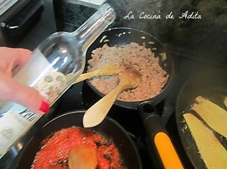 Musaka   de  cordero  lechal