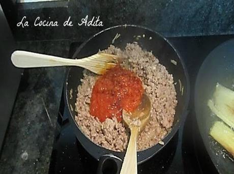 Musaka   de  cordero  lechal