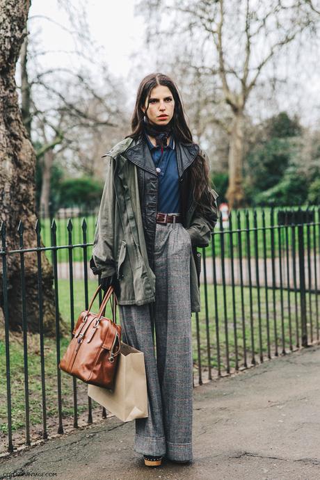 LFW-London_Fashion_Week_Fall_16-Street_Style-Collage_Vintage-Model-Burberry-Tweed_Trousers-Parka-5