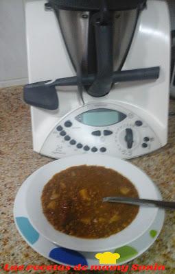LENTEJAS CON CHORIZO EN THERMOMIX