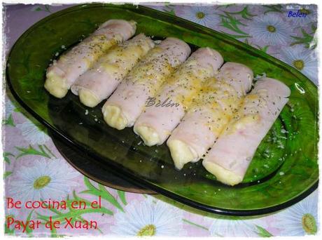 Rollitos de pechuga de pavo