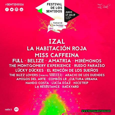 El Festival de los Sentidos completa su cartel con Izal, La Habitación Roja y Miss Caffeina