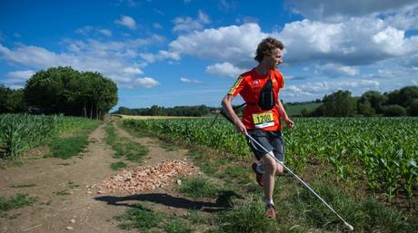 Clement Gass en la carrera de montaña