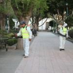 Sanitizan San Luis Potosí para evitar la influenza
