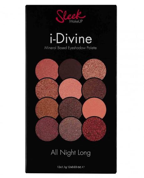 Próximas paletas de SLEEK; A New Day y All Night Long