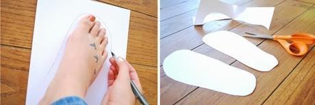 Pantuflas largas para el frío reciclando un suéter