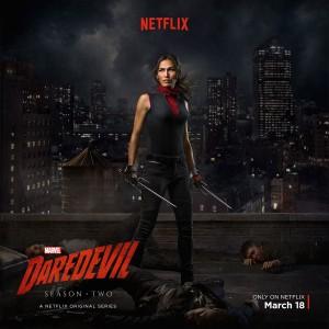 Nuevo póster de la segunda temporada de Daredevil con Elektra