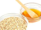 Mascarilla casera avena miel para iluminar piel