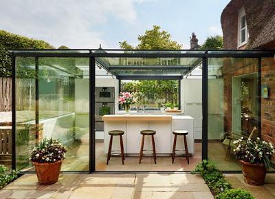 Ampliacion Moderna en un Cottage