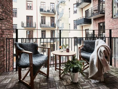 techos altos planta semi abierta lámparas colgantes interiores nórdicos decoración pisos pequeños decoración blanco cocinas nórdicas modernas blog decoración nórdica Amplitud con blancos y neutros 